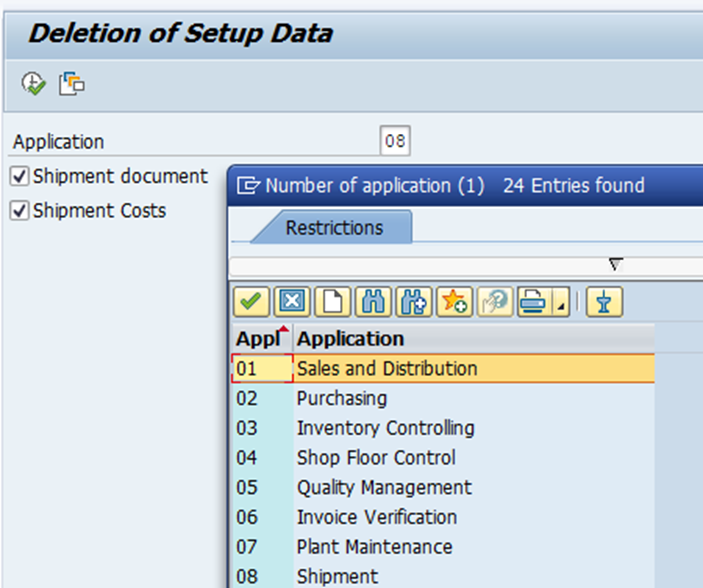 LBWG Deletion of Setup Data showing how to delete data from the Setup Table, a procedure that must be carried out first when there is an improvement and enhancement in BW extractors (DataSource)